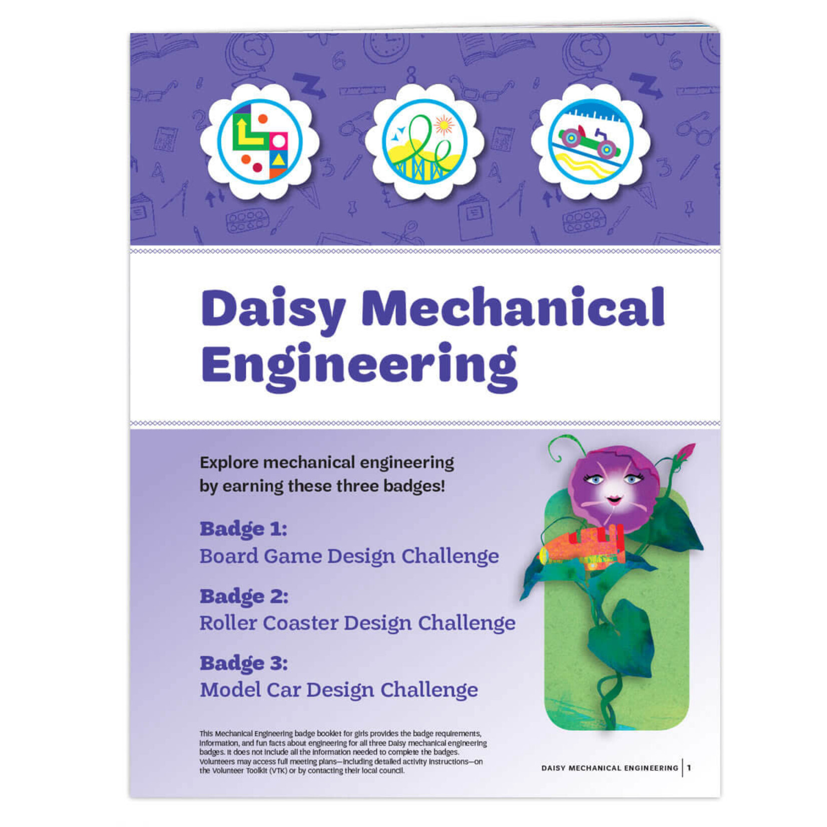 Girl Scout Merchandise Daisy Mechanical Engineering Badge Requirement