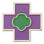 Girl Scout Merchandise J SAFETY AWARD PIN