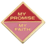 Girl Scout Merchandise C PROMISE FAITH 2 PIN