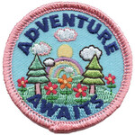 advantage Screen Printing and Emblem Adventure Awaits Fun Patch