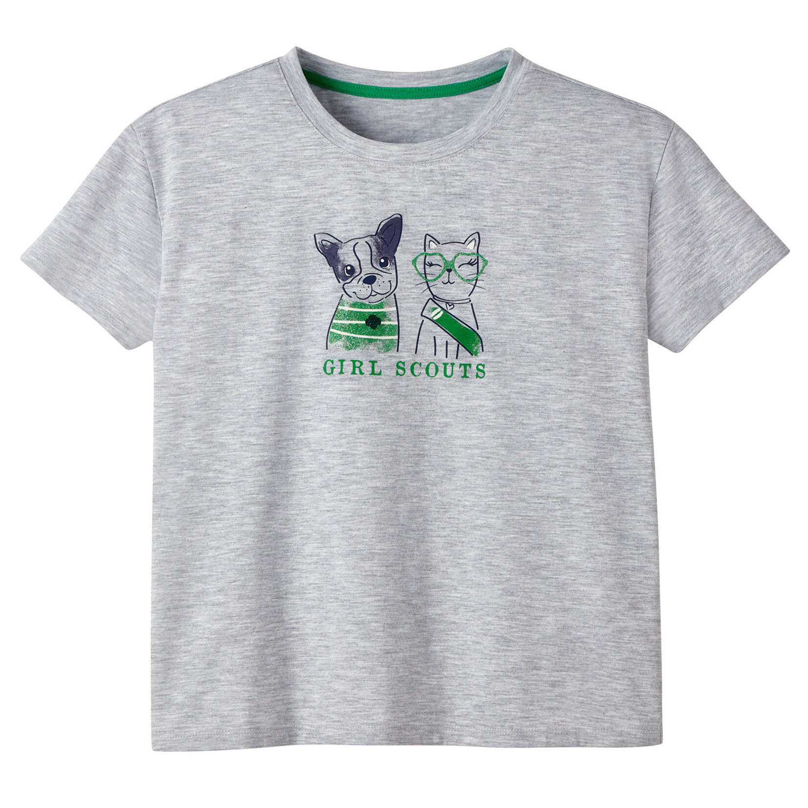Girl Scout Merchandise Puppy Kitty T-Shirt - Youth
