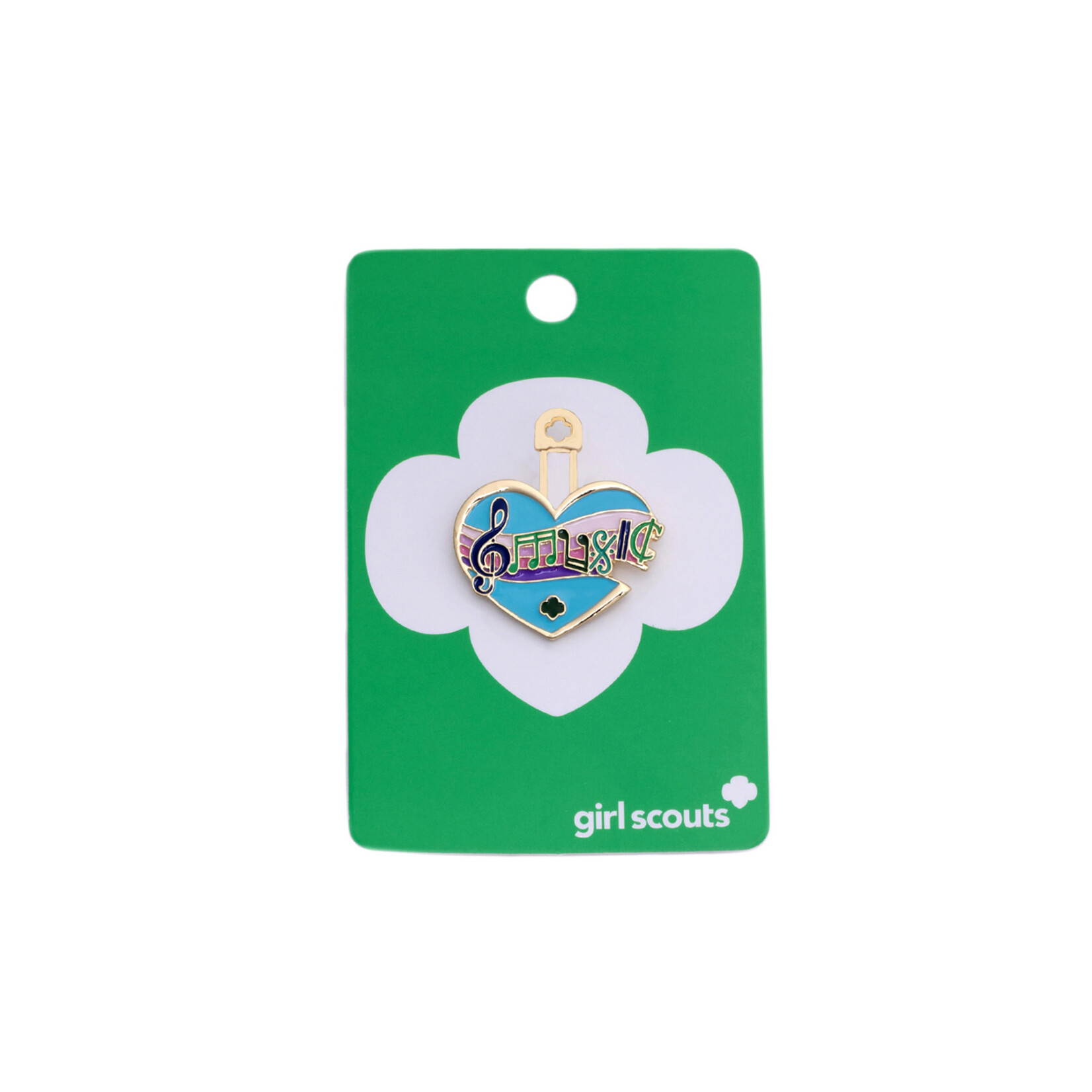 Girl Scout Merchandise Personal Pin Music