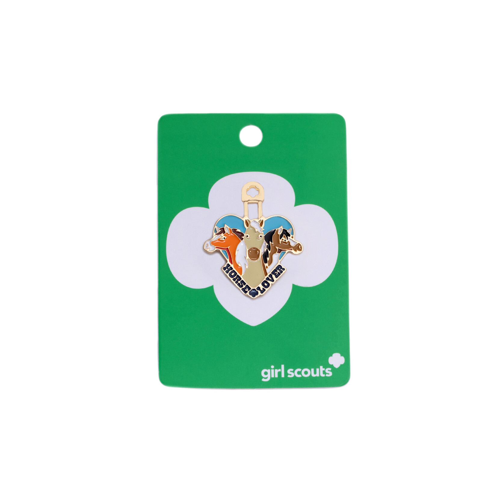 Girl Scout Merchandise Personal Pin Horse Lover