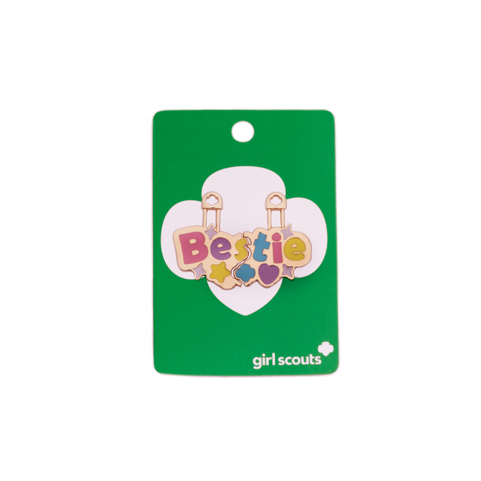 Girl Scout Merchandise Personal Pin Bestie Two Pack