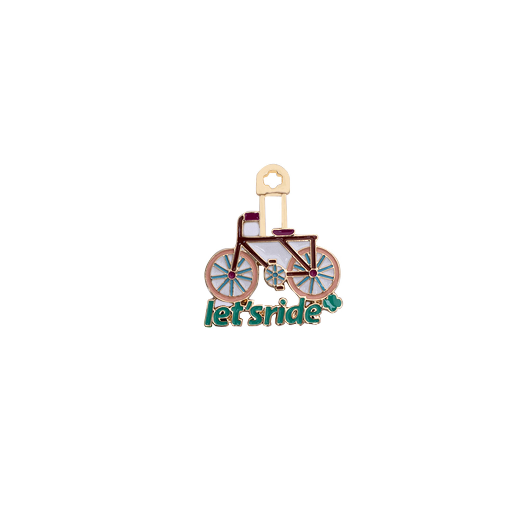 Girl Scout Merchandise Personal Pin Let's Ride