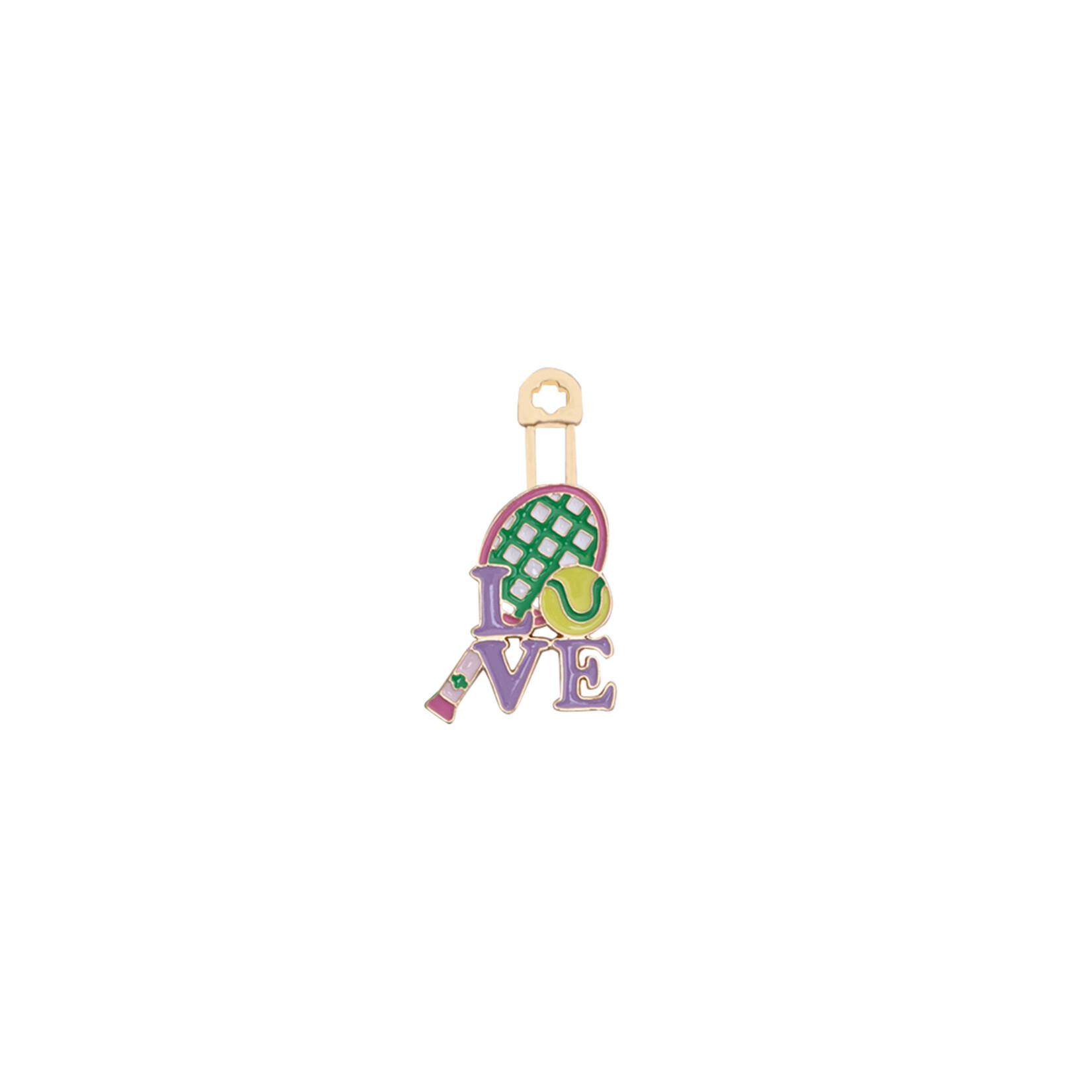 Girl Scout Merchandise Personal Pin Love Tennis