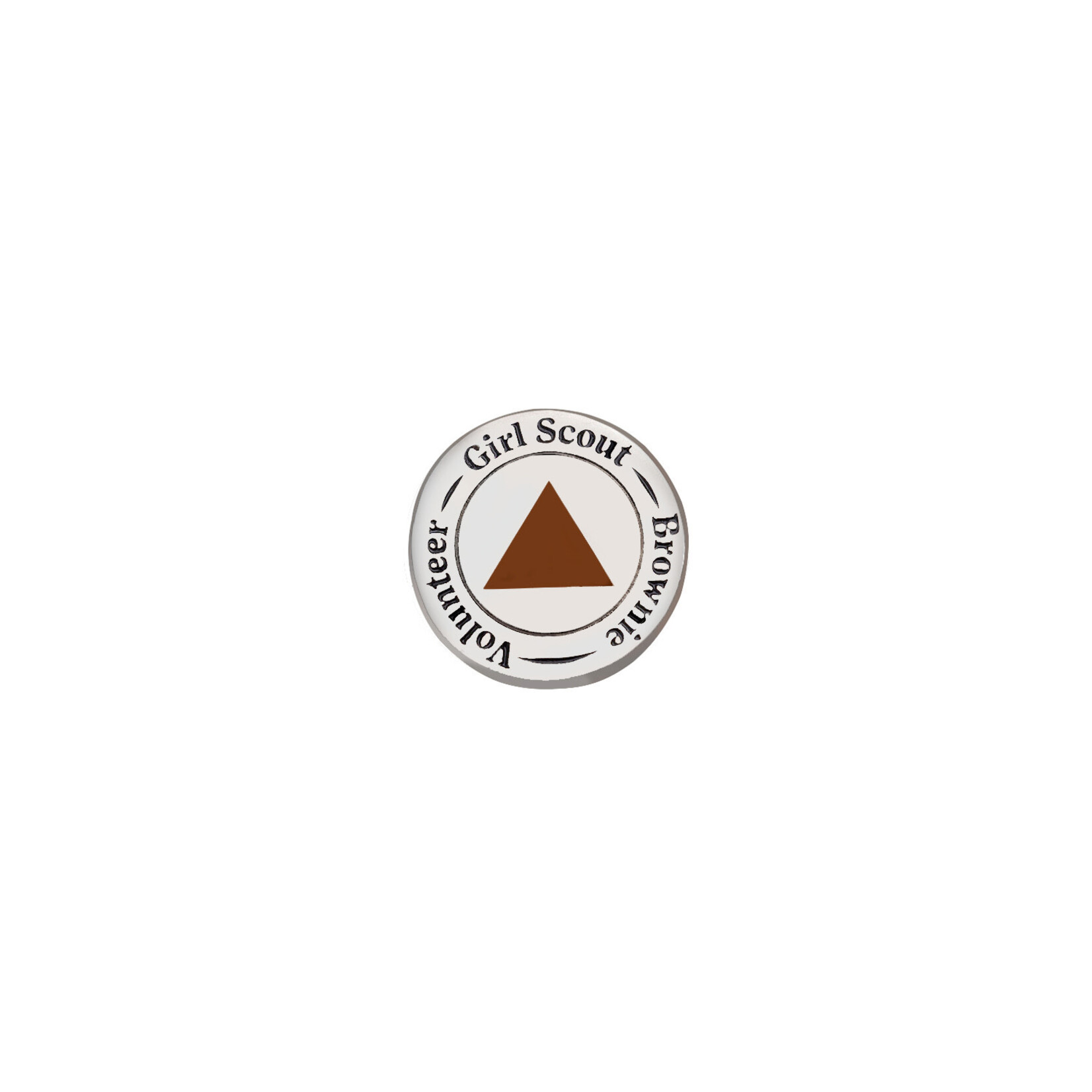 Girl Scout Merchandise Brownie Volunteer Pin
