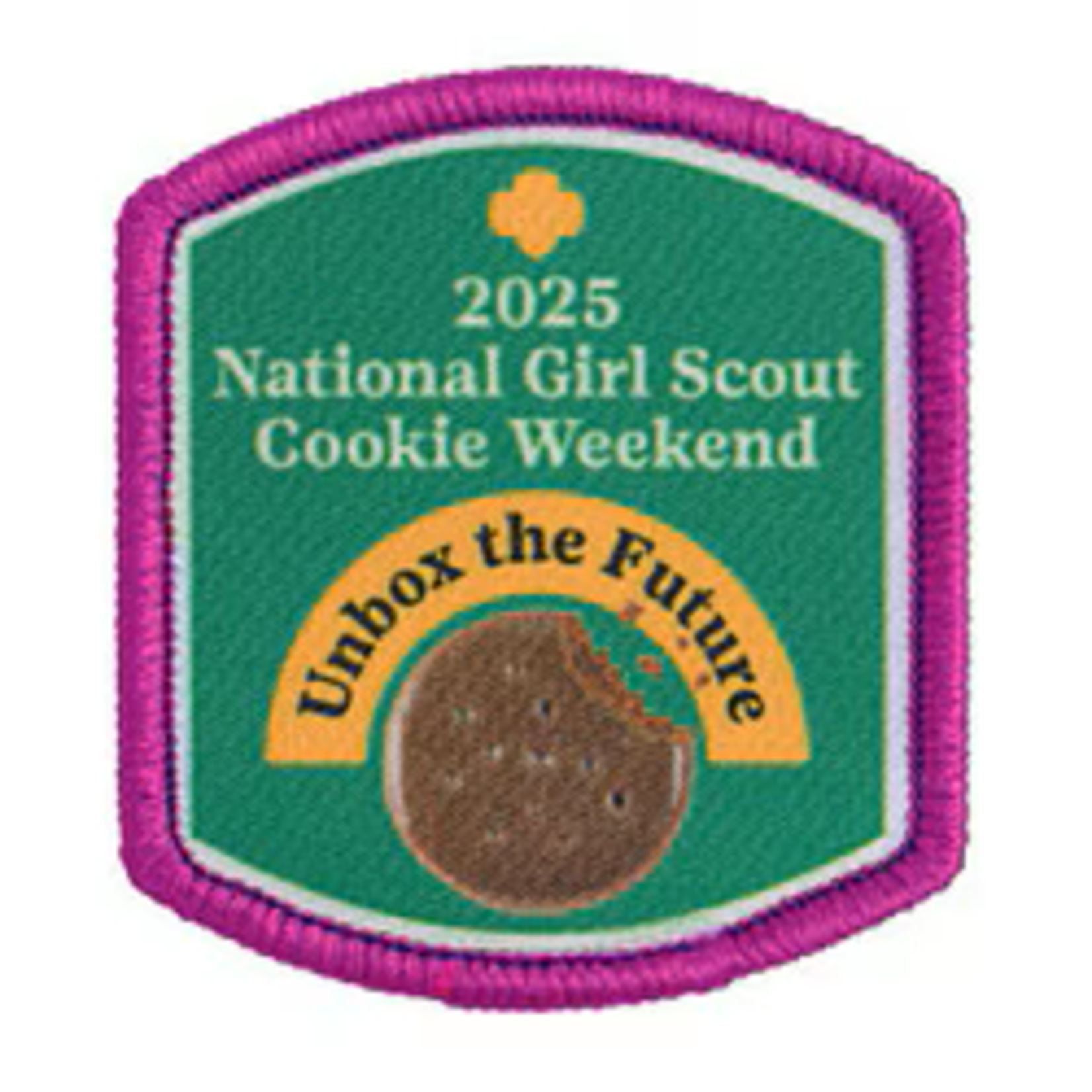 Girl Scout Merchandise NATIONAL GIRL SCOUT COOKIE WEEKEND 2025 FUN PATCH