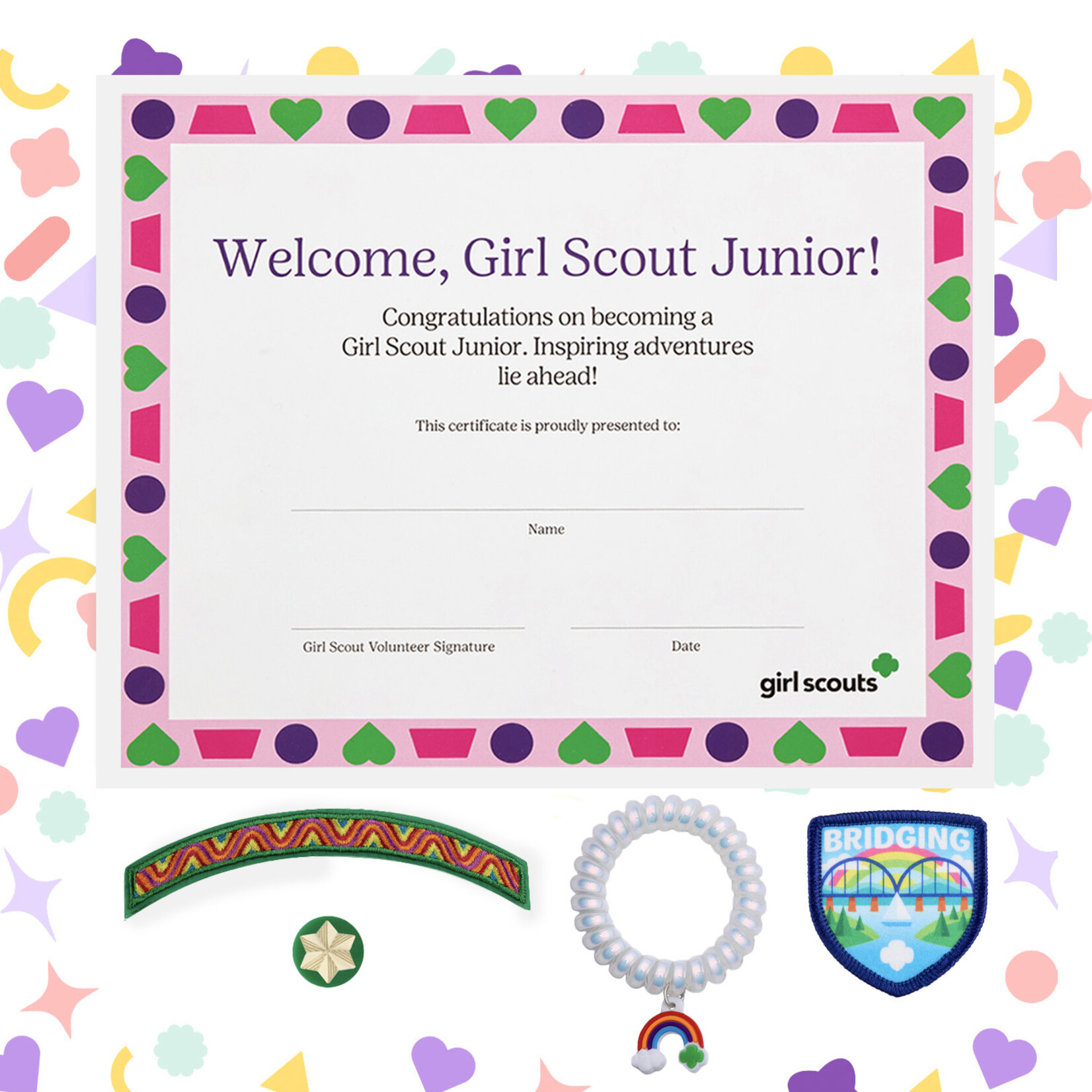 Girl Scout Merchandise Bridge to Junior Kit