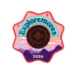 Girl Scout Merchandise EXPLOREMORES 2026 SUPER FUN PATCH