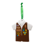 Girl Scout Merchandise GIRL SCOUT VEST ORNAMENT BROWN