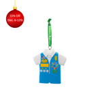 Girl Scout Merchandise Daisy Vest Blue Ornament