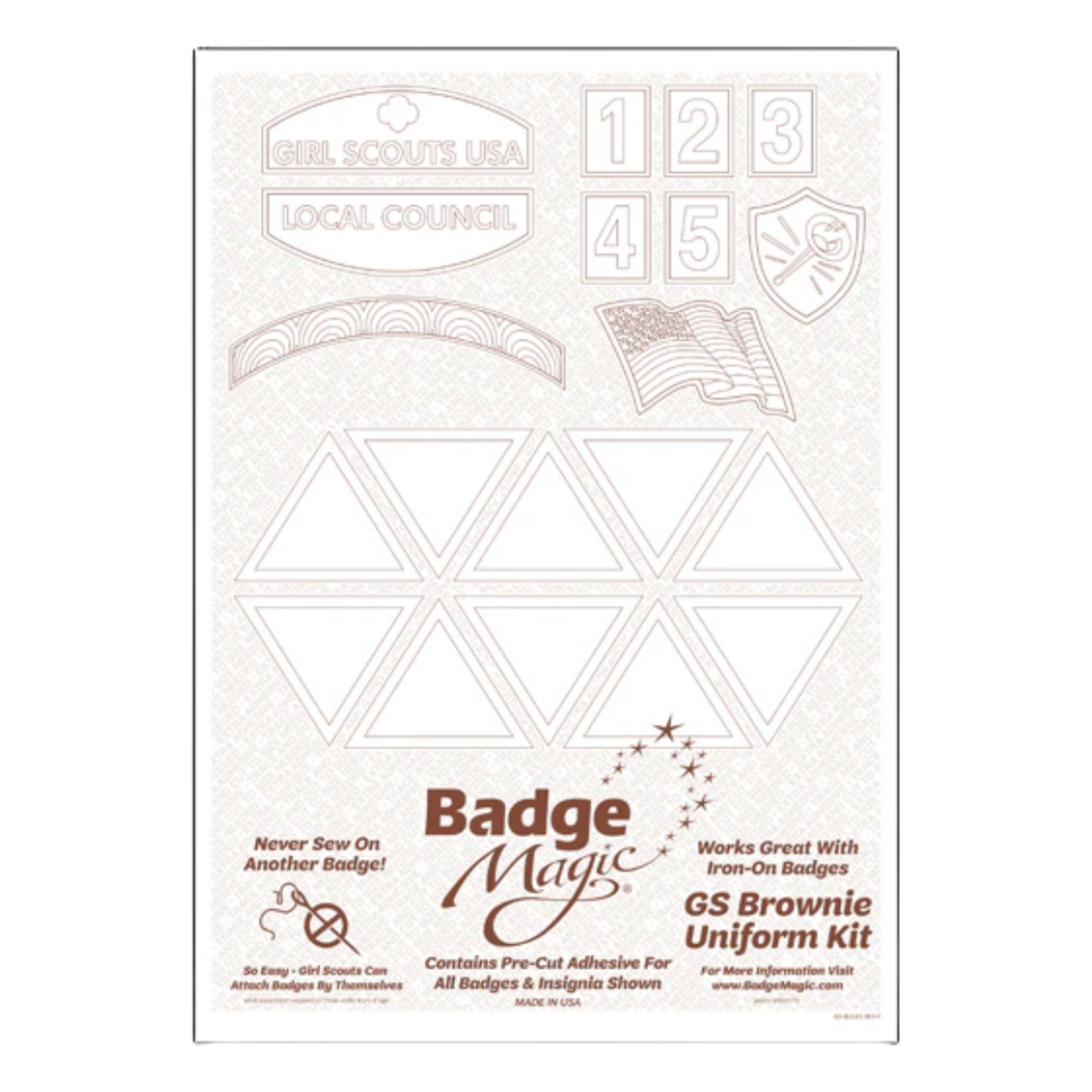 Badge Magic Badge Magic Brownie Uniform Kit