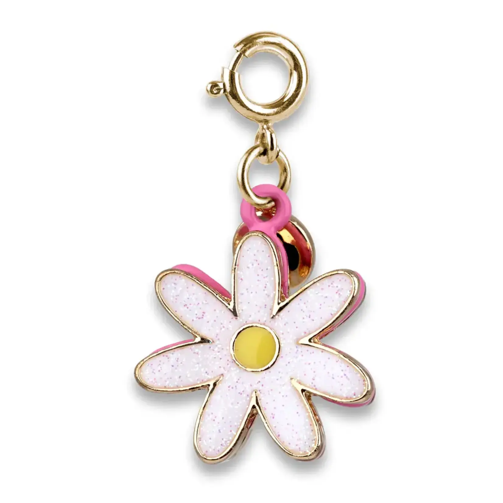 Charm It Charm It!  Gold Glitter Daisy Charm