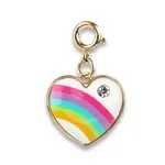 Charm It Charm It! Puffed Rainbow Heart Charm