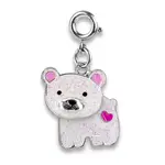 Charm It Charm It! Swivel Glitter Polar Bear Charm