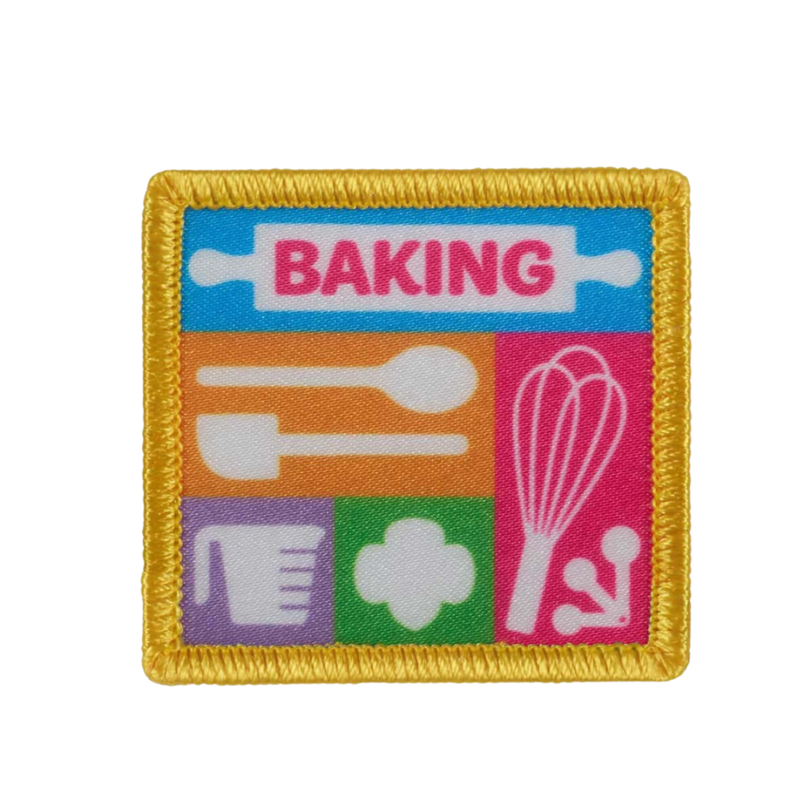 Girl Scout Merchandise Baking Utensils Sew-On Patch