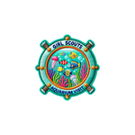 Girl Scout Merchandise Aquarium Visit Iron-On Patch