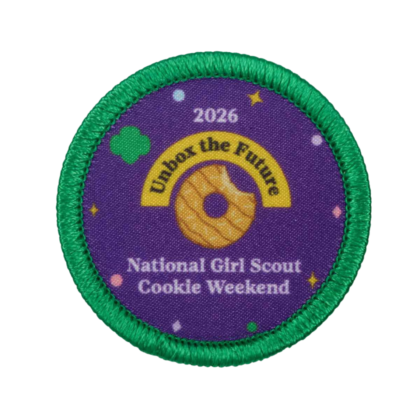 Girl Scout Merchandise 2026 National Girl Scout Cookie Weekend Sew-On Patch