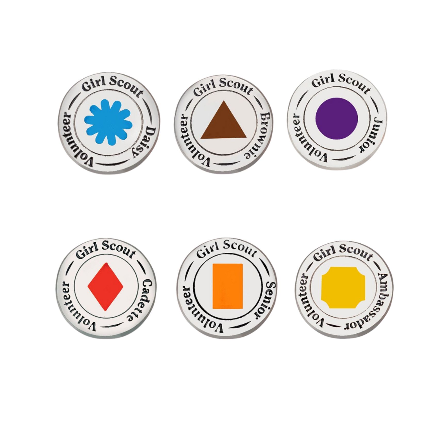 Girl Scout Merchandise Volunteer Pins