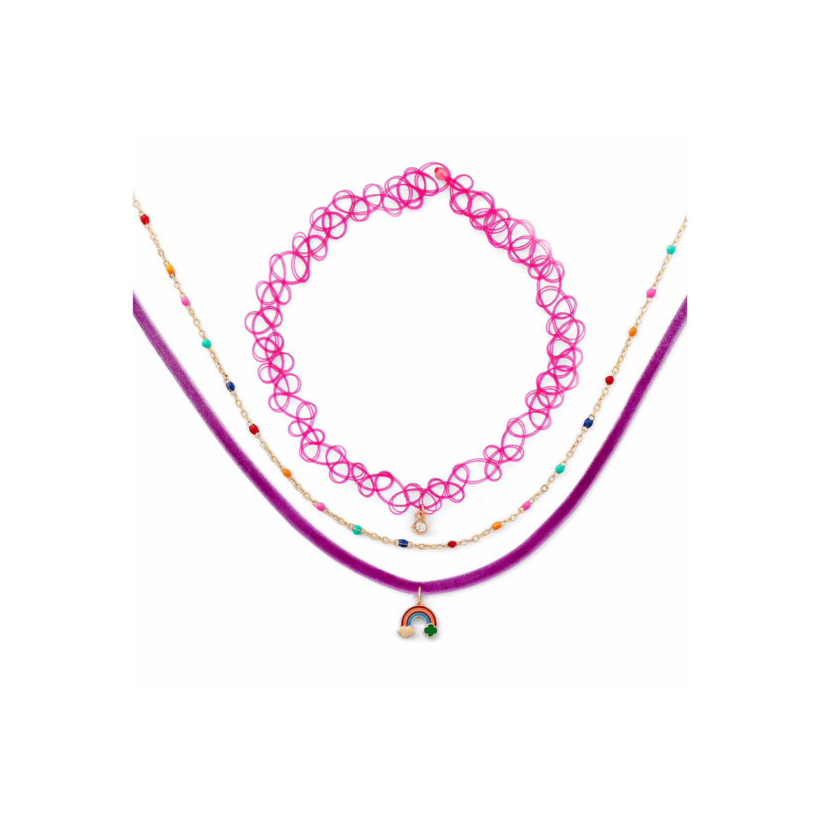 Girl Scout Merchandise Girl Scout 3pk Girls Multi Necklace