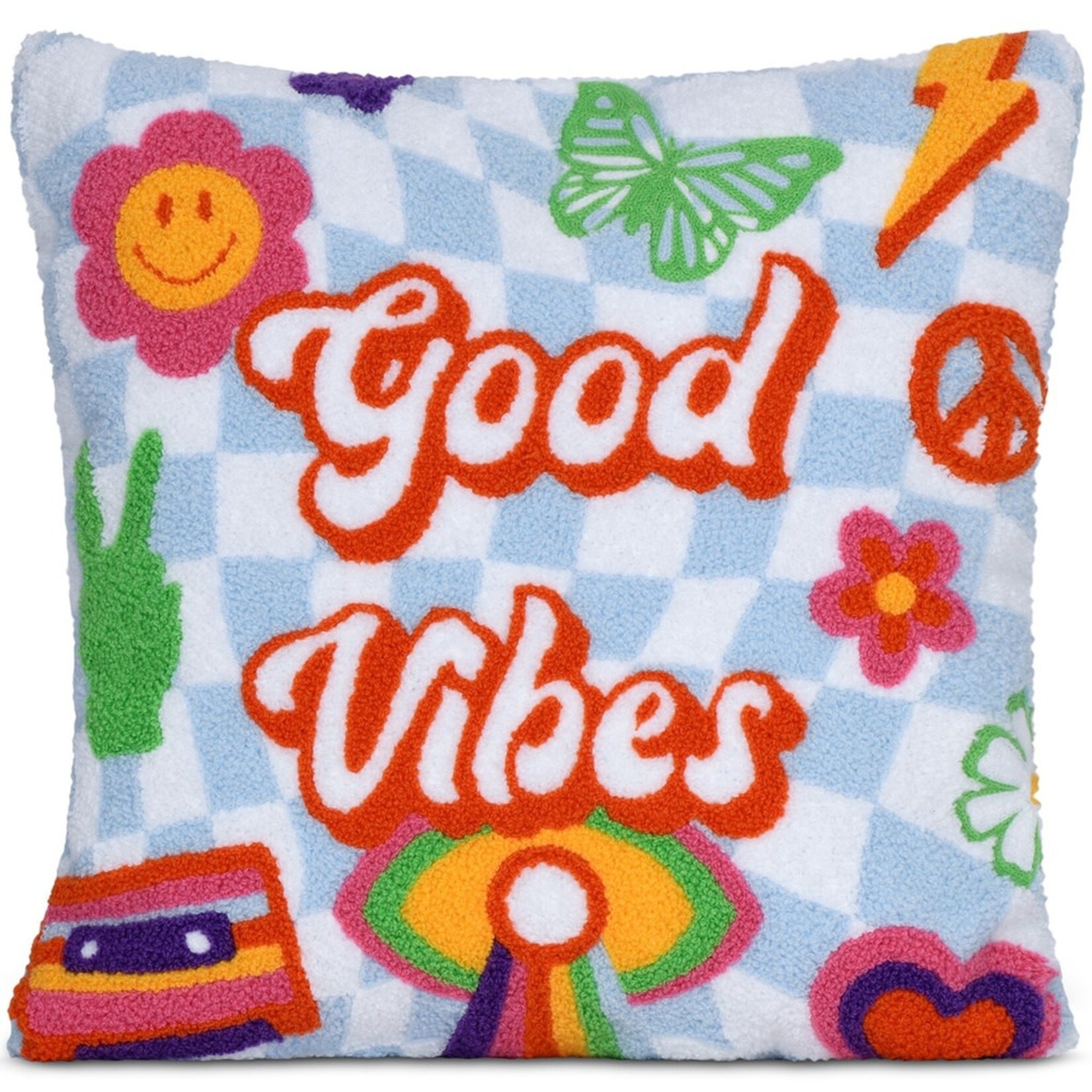 iScream Good Vibes Chenille Pillow