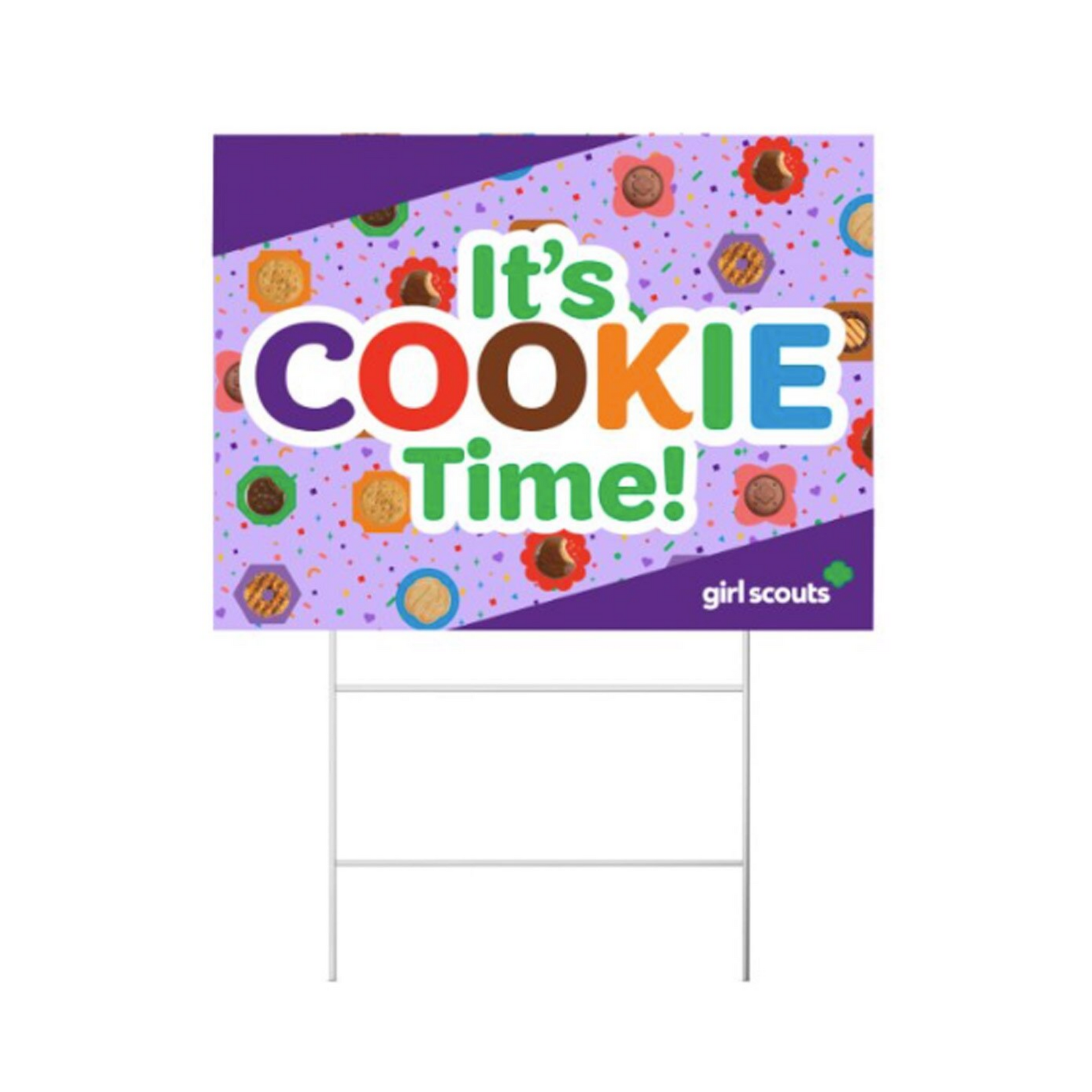 Girl Scout Merchandise Cookie Yard Sign