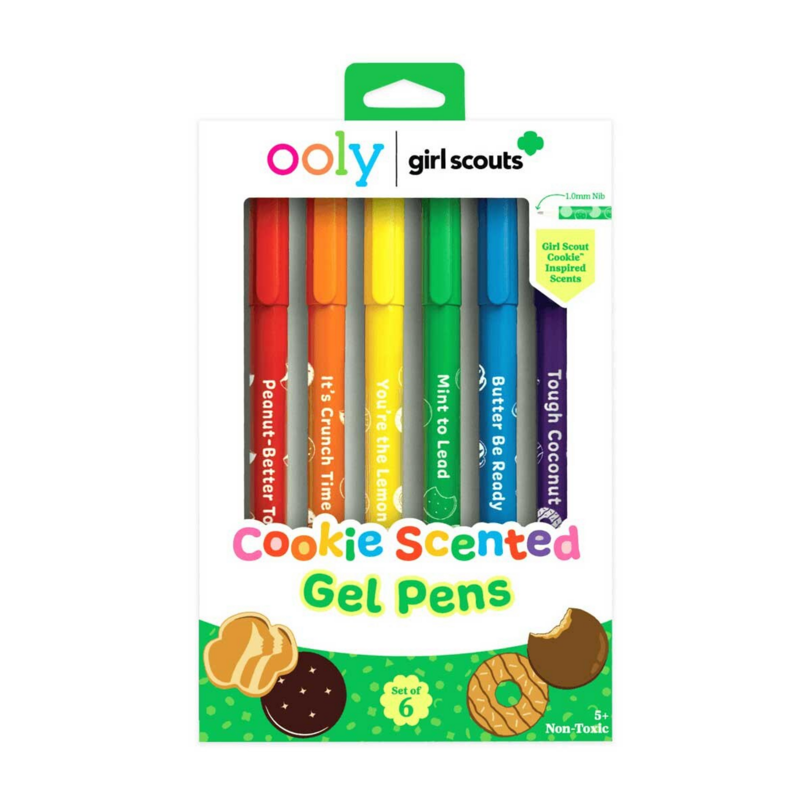 Girl Scout Merchandise OOLY X GIRL SCOUTS COOKIE SCENTED GEL PENS