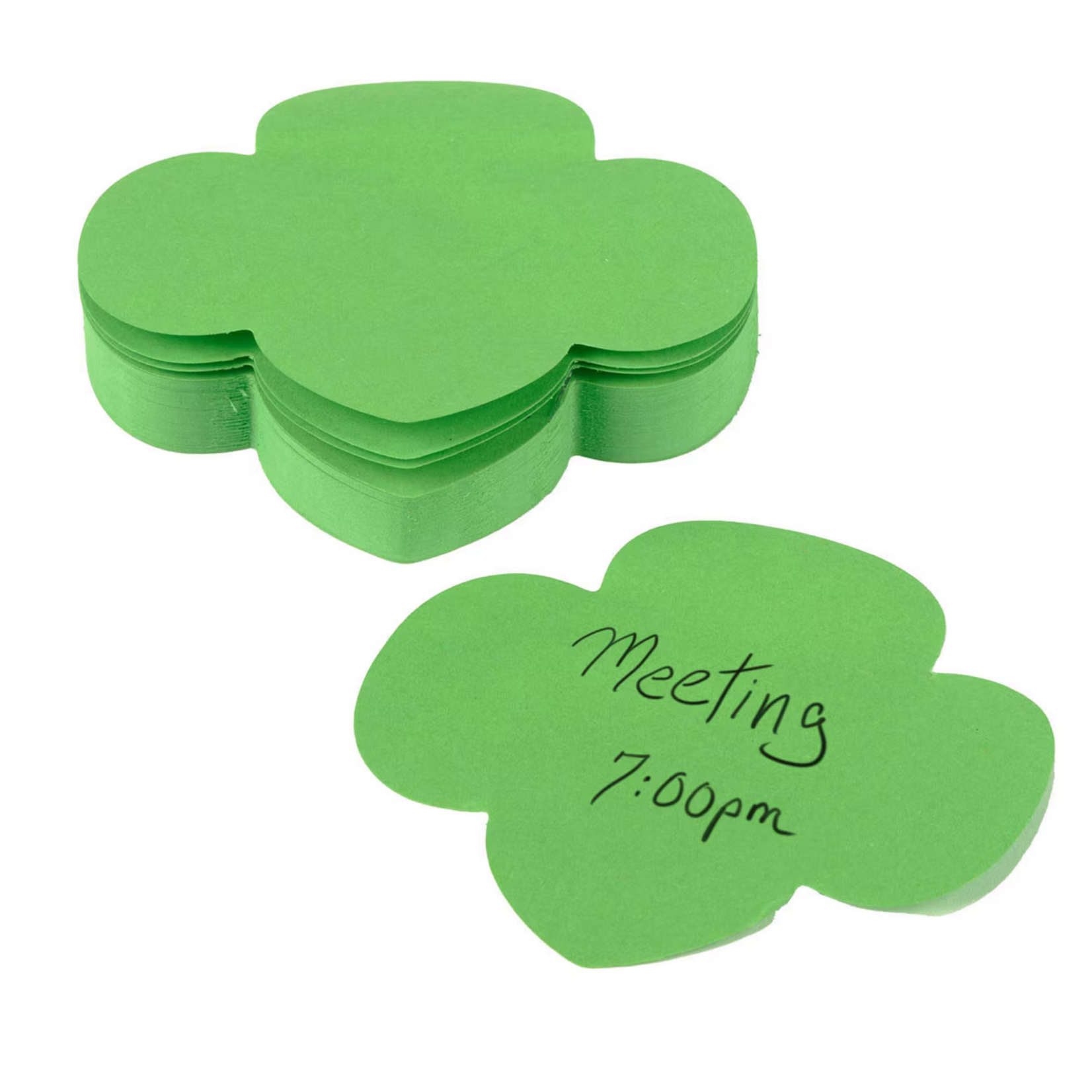 Girl Scout Merchandise TREFOIL FUN FINDS TREFOIL SHAPED STICKY NOTES