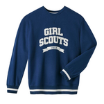 Girl Scout Merchandise ADULT VARSITY PULLOVER SWEATSHIRT NAVY SMALL