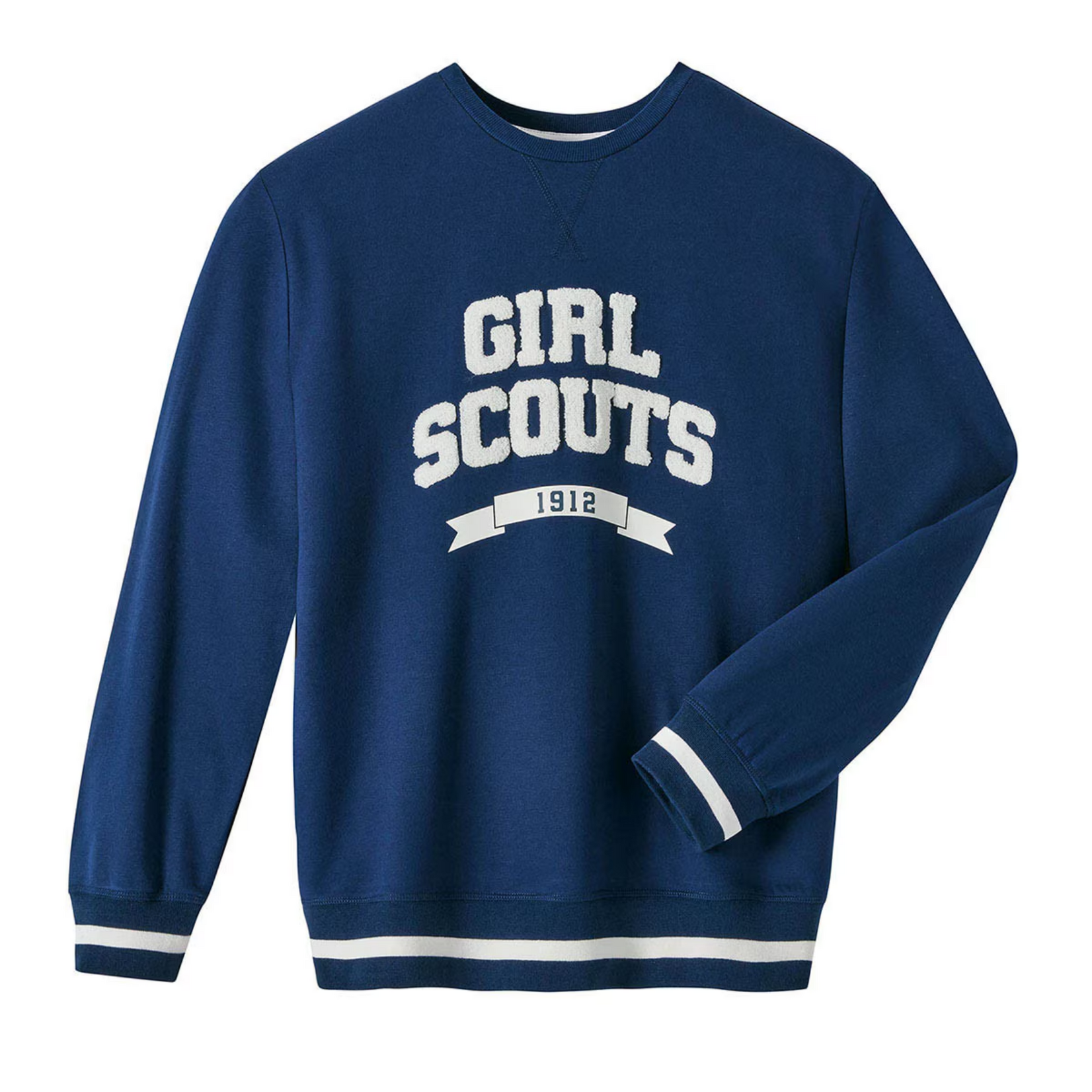 Girl Scout Merchandise ADULT VARSITY PULLOVER SWEATSHIRT NAVY SMALL