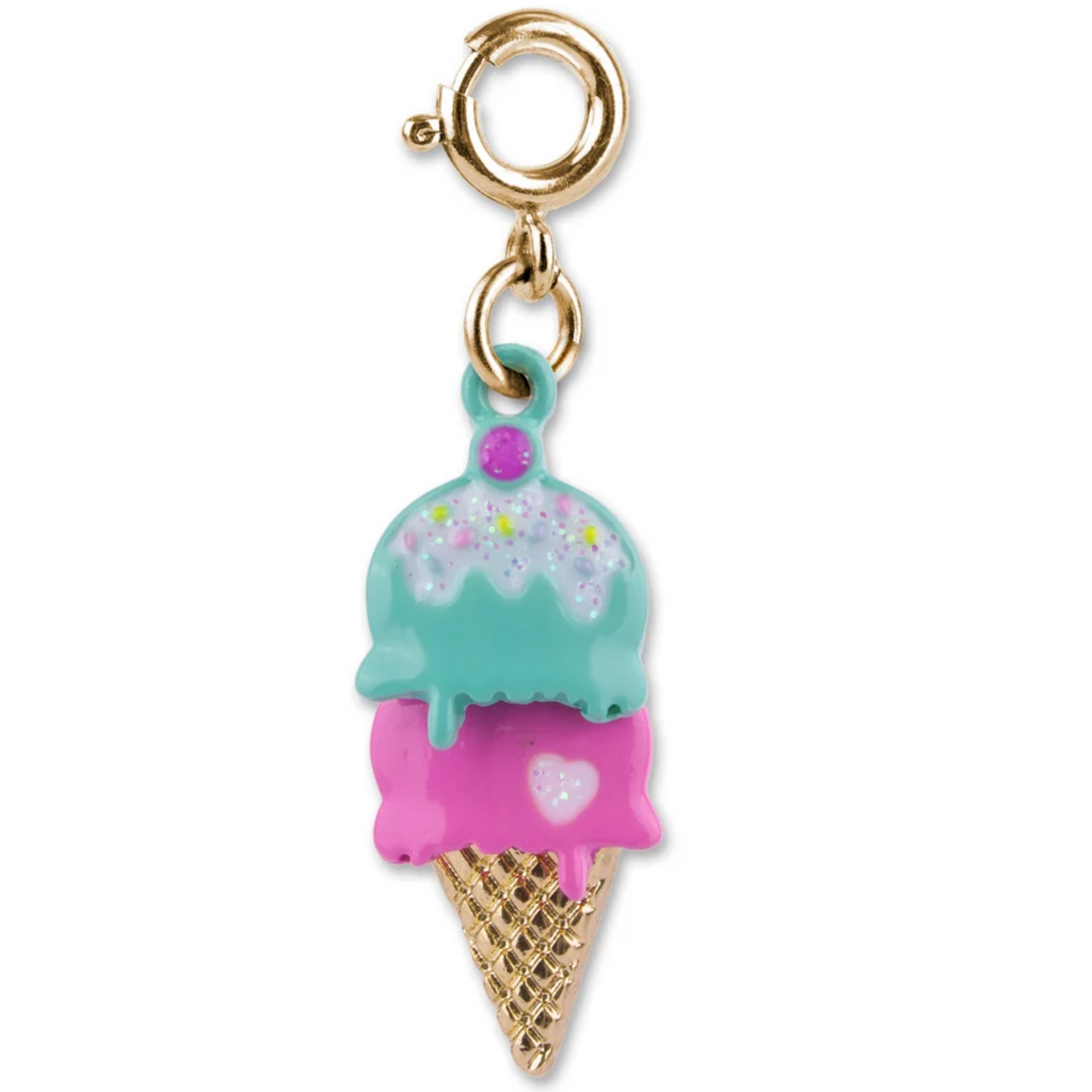 Charm It Charm It! Gold Swivel Ice Cream Cone Charm
