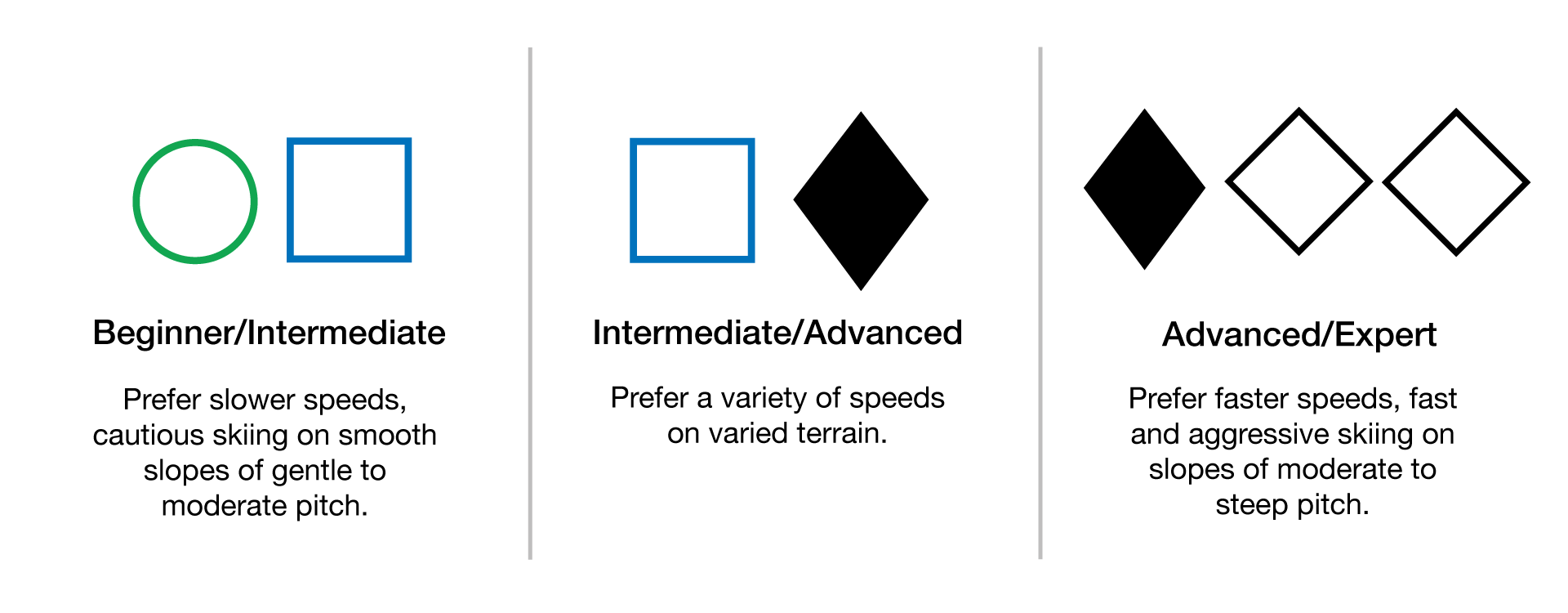 Skier Type Infographic