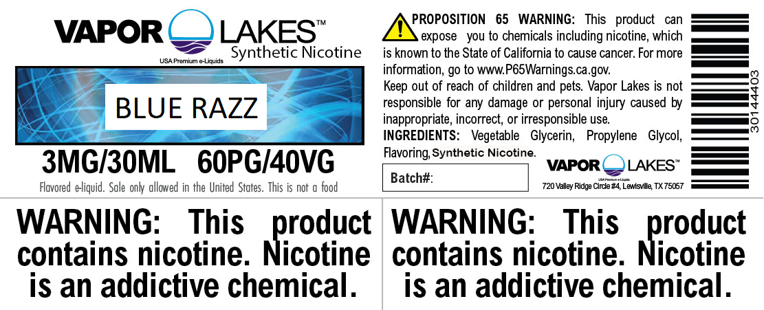 BLUE RAZZ 30 ML- - DFWVAPOR