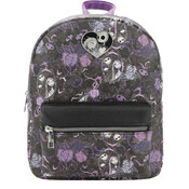 Mini Sac à Dos ( L'étrange Noël de Monsieur Jack ) Mauve et Noir Jack & Sally