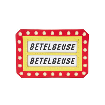 Porte-Carte Loungefly ( Beetlejuice ) Affiche Glow