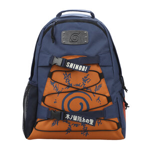 Backpack ( Naruto ) Uzumaki Metal Logo
