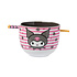 Ceramic Bowl with Chopstick ( Sanrio ) Kuromi
