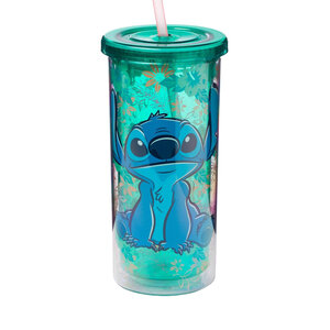 Verre À Paille ( Disney ) Stitch Hibiscus