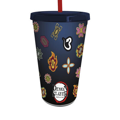 Acrylic Straw Glass ( Demon Slayer ) Icons