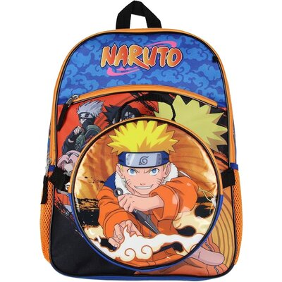 Sac à Dos avec Accessoire ( Naruto ) 5 Morceaux