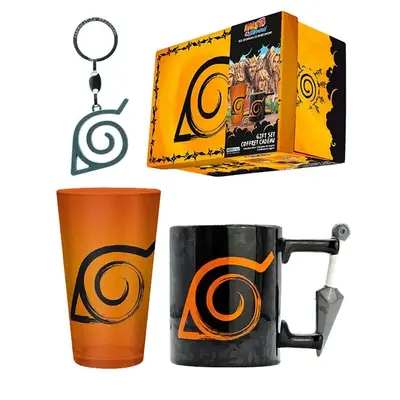 Gift set ( Naruto Shippuden ) Glass / Mug / Keychain