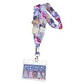 Loungefly Corded Keyring with Pins ( Disney ) Princesses ‘'Manga’'