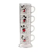 Set of 4 espresso cups ( Disney ) Mickey Mouse