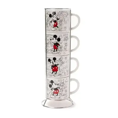 Set of 4 espresso cups ( Disney ) Mickey Mouse