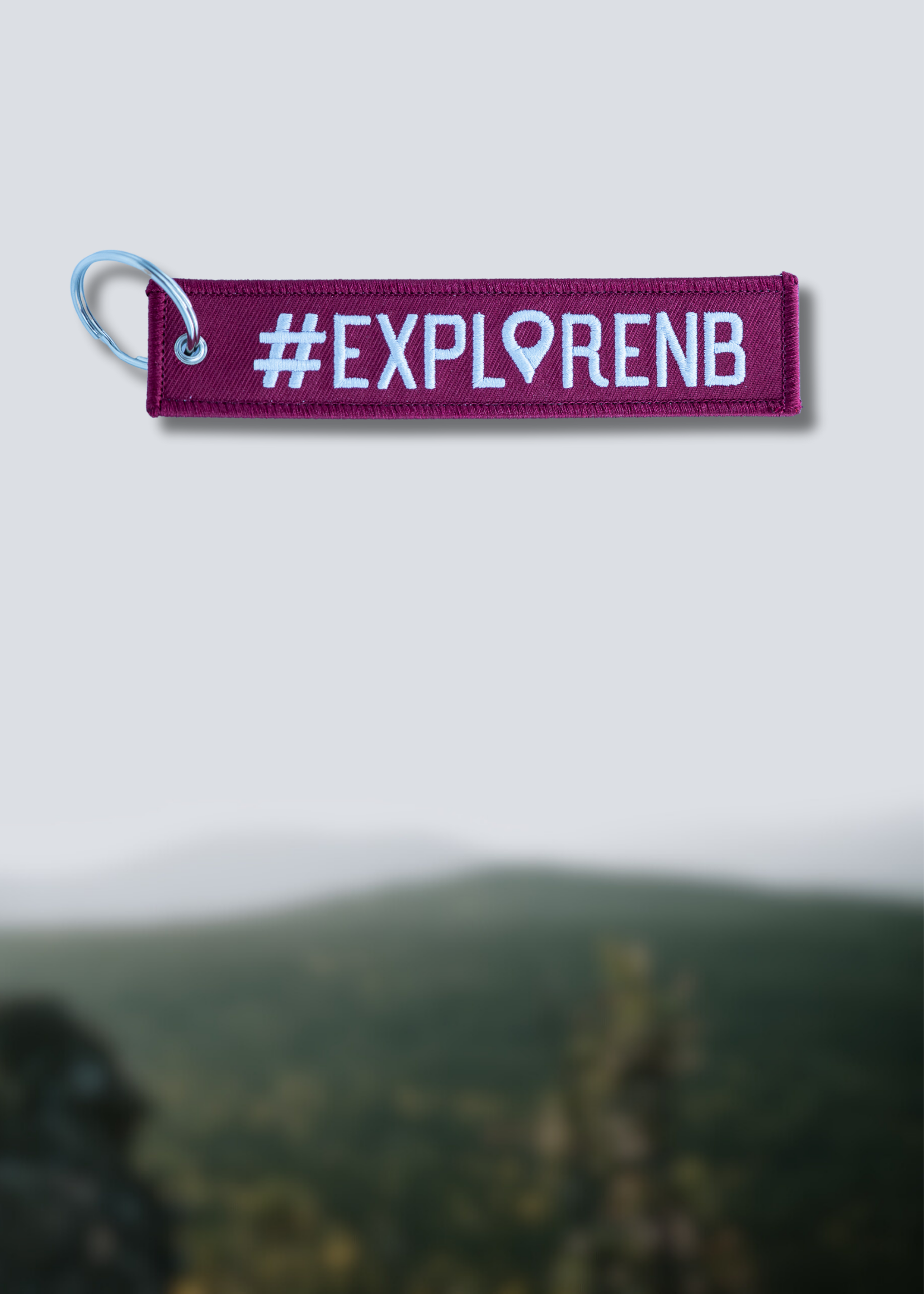 #ExploreNB Key Chain