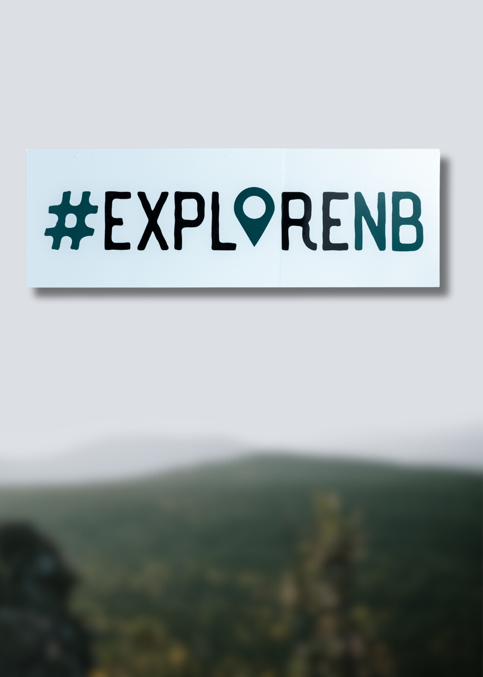 #ExploreNB Bumper Sticker