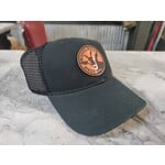 WBB Trucker Hat Garment Washed - Black/Black