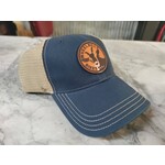 WBB Trucker Hat Garment Washed - Navy/Tan