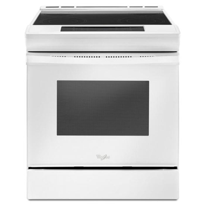 Whirlpool WHIRLPOOL 4.8 cu. ft. Guided Electric Front Control Range With The Easy-Wipe Ceramic Glass Cooktop  MODEL# WEE510SAGW